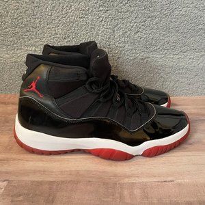 Nike Air Jordan 11 Retro Bred 2019 378037-061 Men's Size 13 Black Red SHIPS ASAP